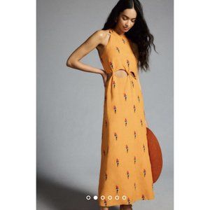 FARM Rio Parrot Halter Maxi Dress NWT